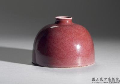 图片[2]-Flat bulbous vase with red glaze, Qing dynasty, Kangxi reign (1662-1722)-China Archive